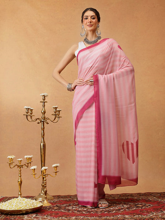 Printed Soft Malmal Cotton Saree