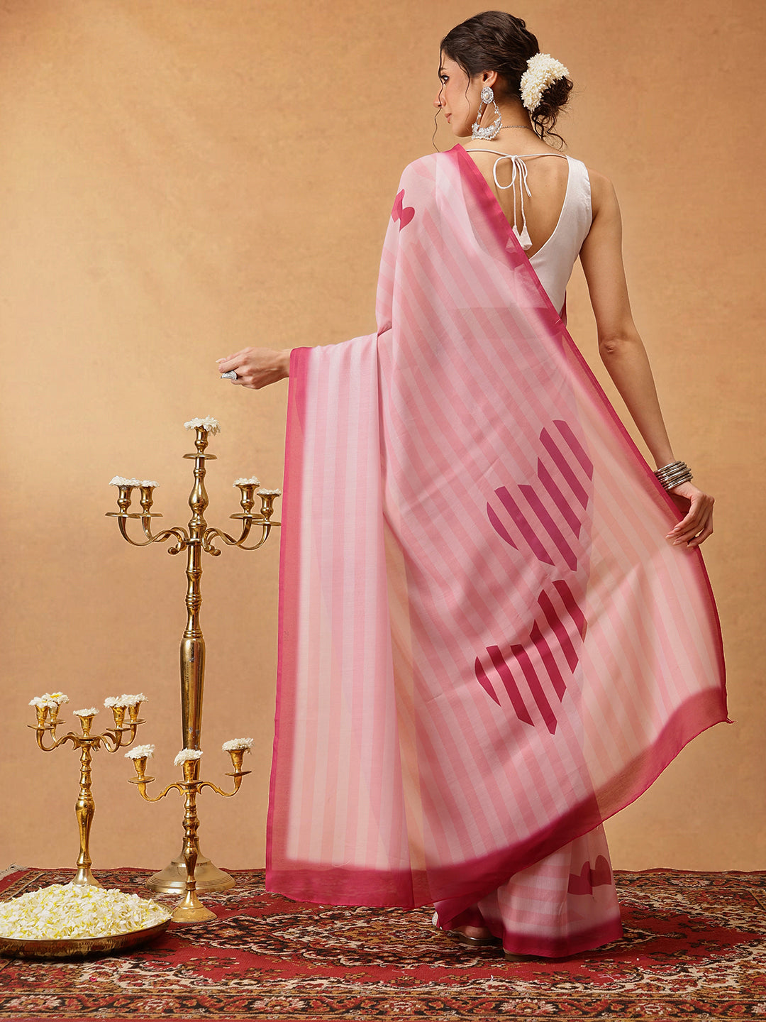 Printed Soft Malmal Cotton Saree
