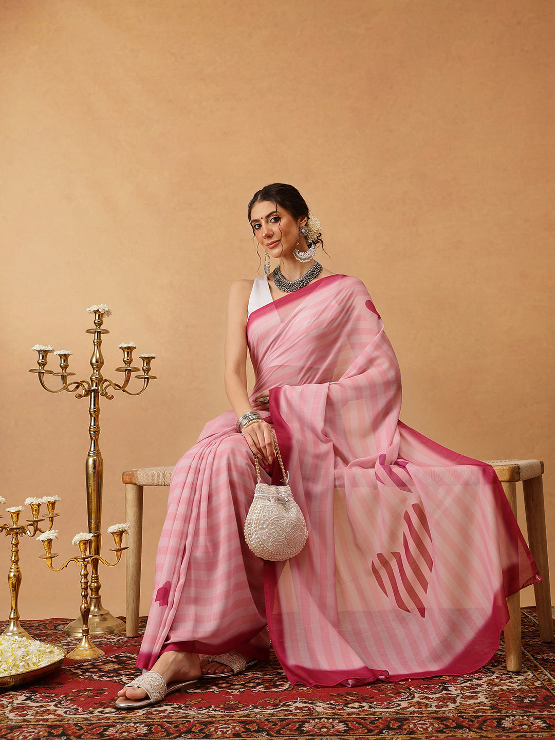 Printed Soft Malmal Cotton Saree