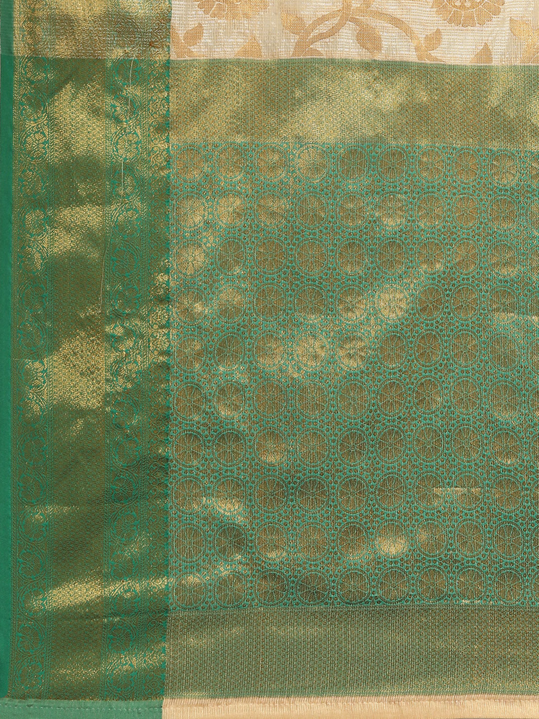 Women's Tusser Silk Banarasi Saree With Unsticthed Blouse Piece