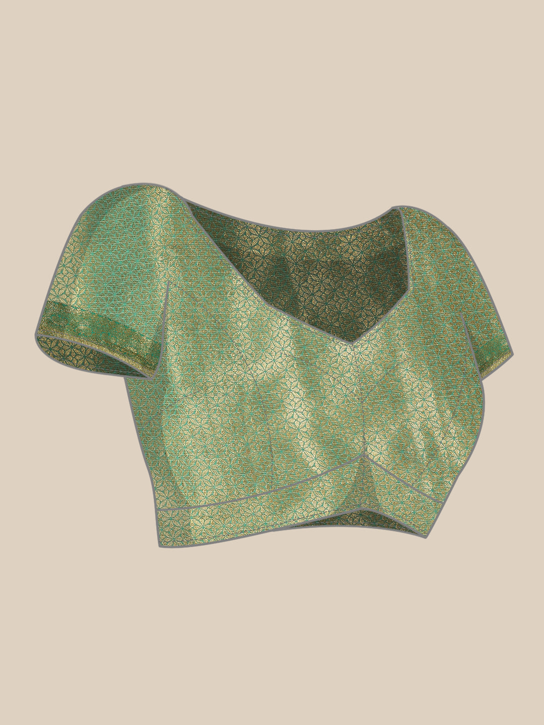 Women's Tusser Silk Banarasi Saree With Unsticthed Blouse Piece