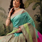 Women's Soft Silk Uppada Woven Multicolor Saree