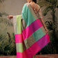 Women's Soft Silk Uppada Woven Multicolor Saree