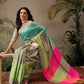 Women's Soft Silk Uppada Woven Multicolor Saree