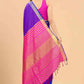 Women's Pattu Art Silk Woven Saree With Unstitched Blouse Piece