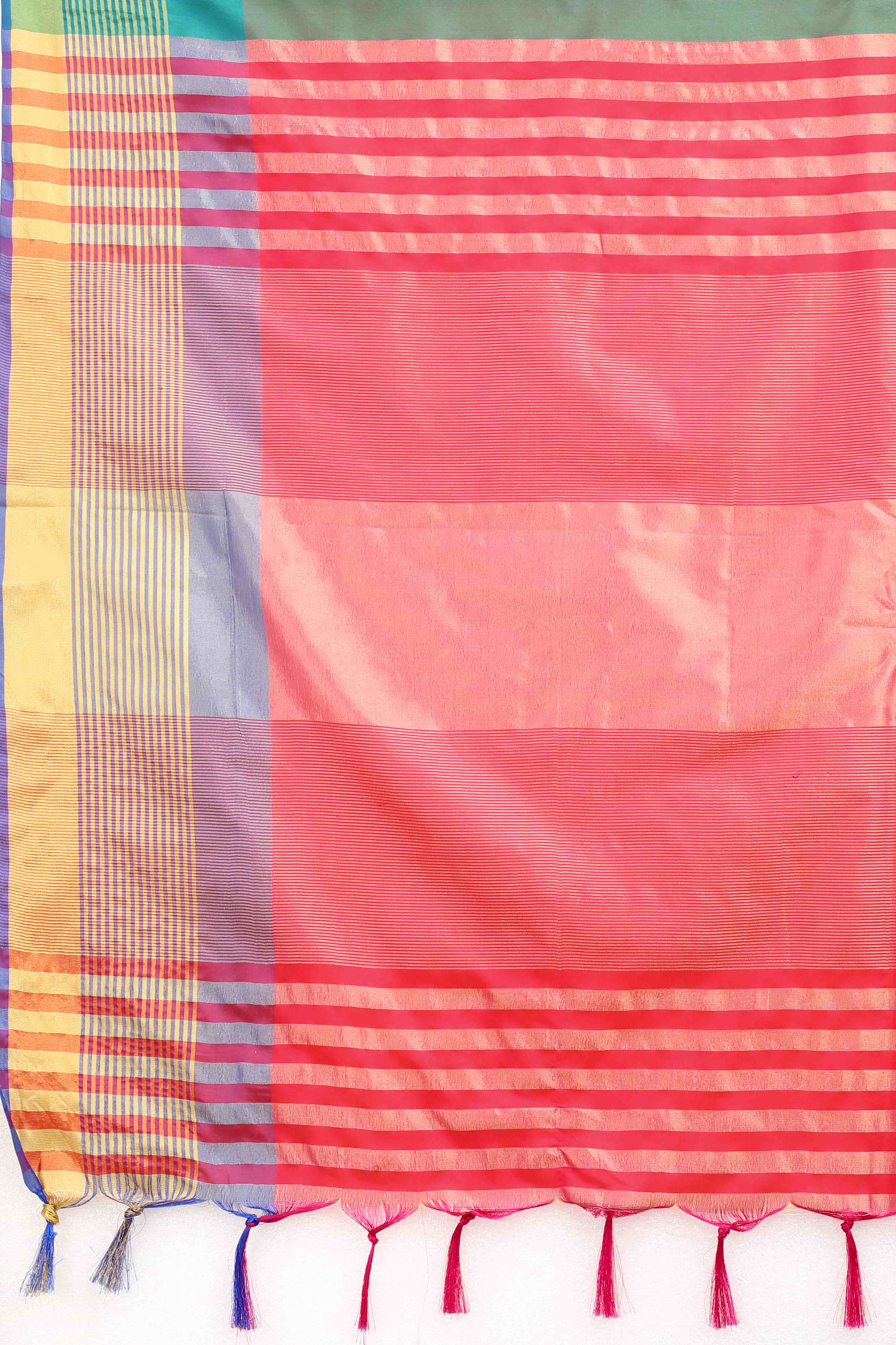 Women's Pattu Art Silk Woven Saree With Unstitched Blouse Piece