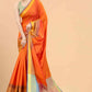 Women's Pattu Art Silk Woven Saree With Unstitched Blouse Piece