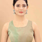 Women's Pattu Art Silk Woven Saree With Unstitched Blouse Piece