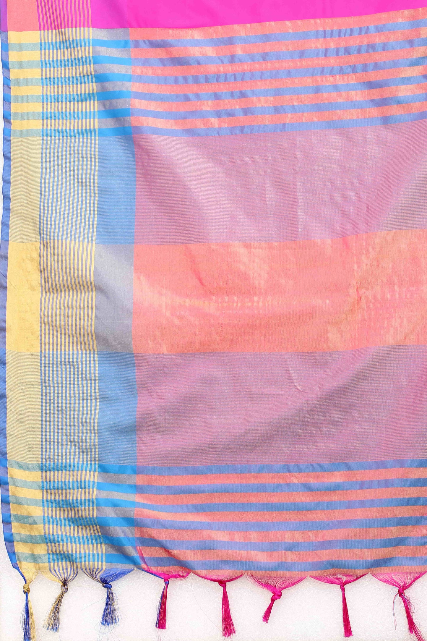 Women's Pattu Art Silk Woven Saree With Unstitched Blouse Piece