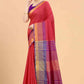 Women's Pattu Art Silk Woven Saree With Unstitched Blouse Piece