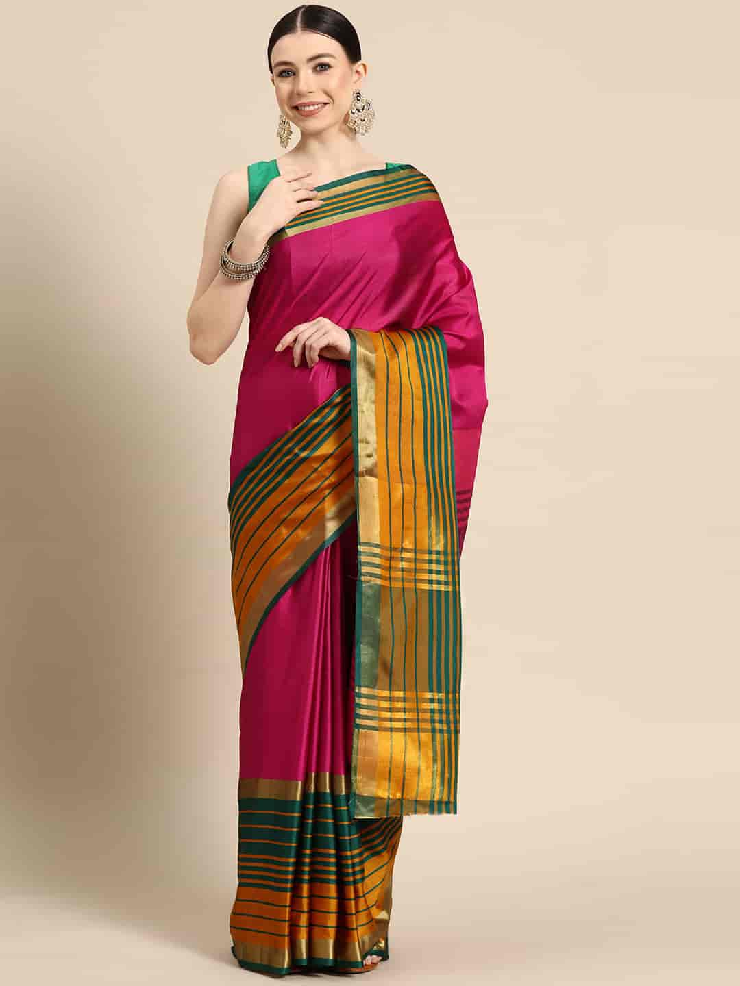 Women's Pattu Silk Saree With Zari Work