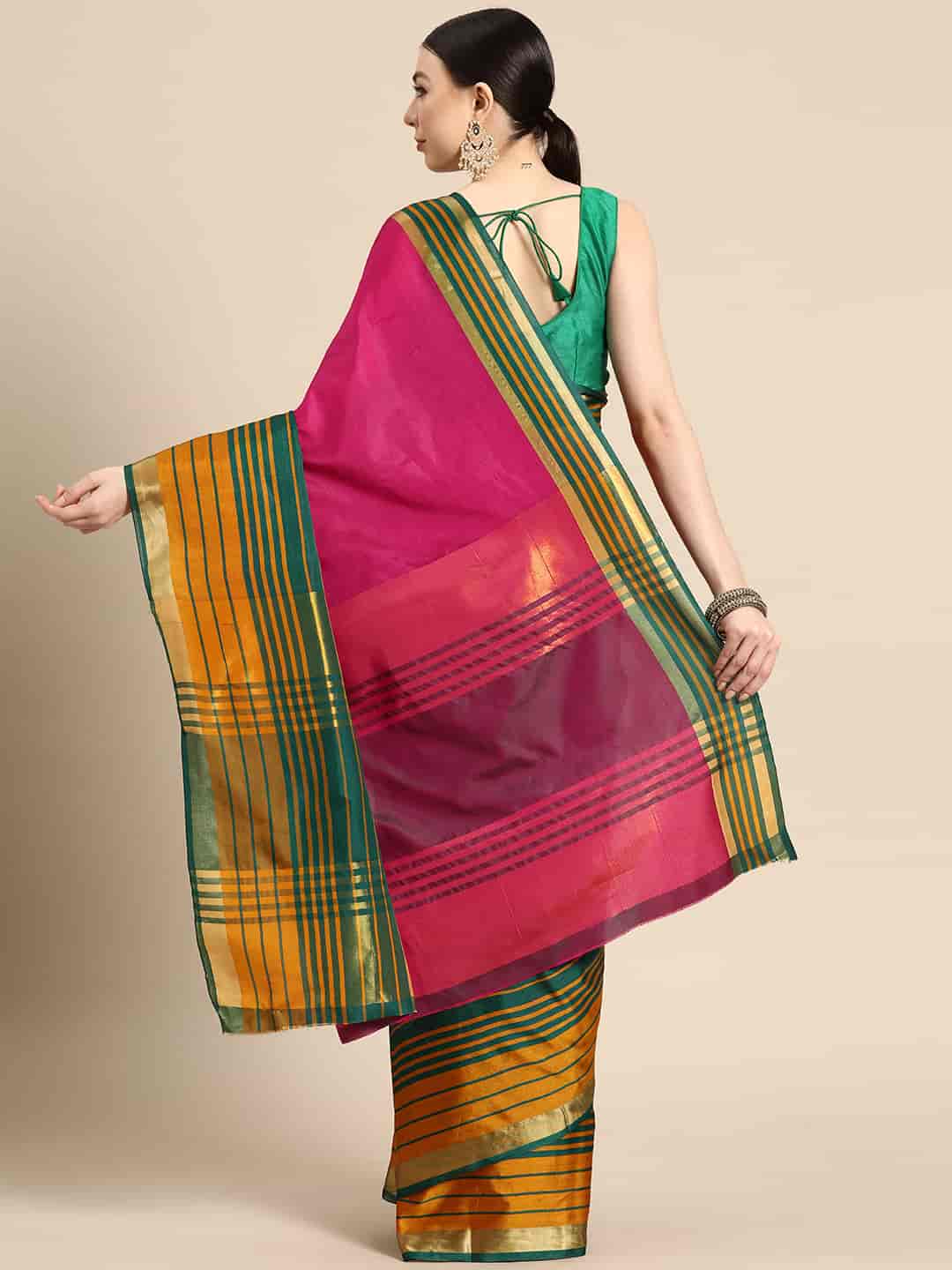Women's Pattu Silk Saree With Zari Work