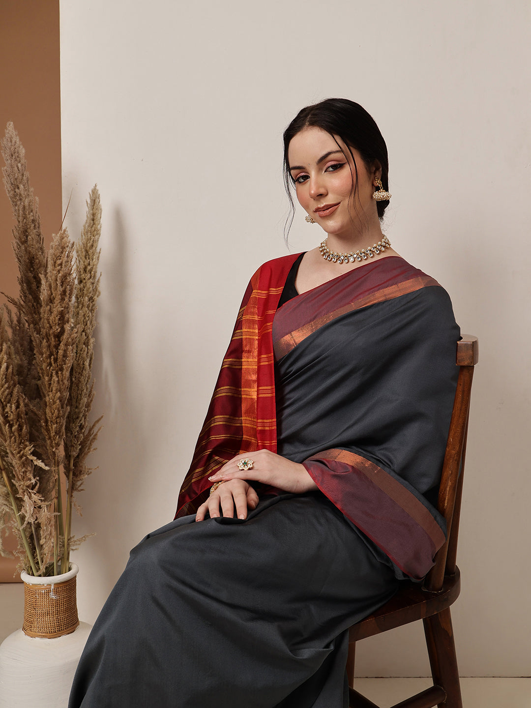 Banarasi Art Silk Uppada Pattu Solid Green Saree