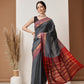 Banarasi Art Silk Uppada Pattu Solid Green Saree