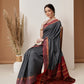 Banarasi Art Silk Uppada Pattu Solid Green Saree