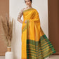 Banarasi Art Silk Uppada Pattu Solid Green Saree