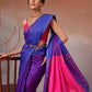 Daily Wear Banarasi Art Silk Uppada Pattu Solid Arani Saree