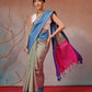 Daily Wear Banarasi Art Silk Uppada Pattu Solid Arani Saree
