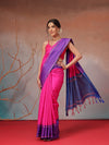 Daily Wear Banarasi Art Silk Uppada Pattu Solid Arani Saree
