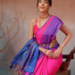 Daily Wear Banarasi Art Silk Uppada Pattu Solid Arani Saree