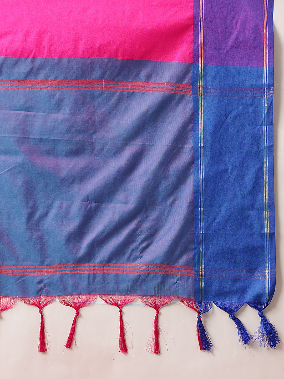 Daily Wear Banarasi Art Silk Uppada Pattu Solid Arani Saree