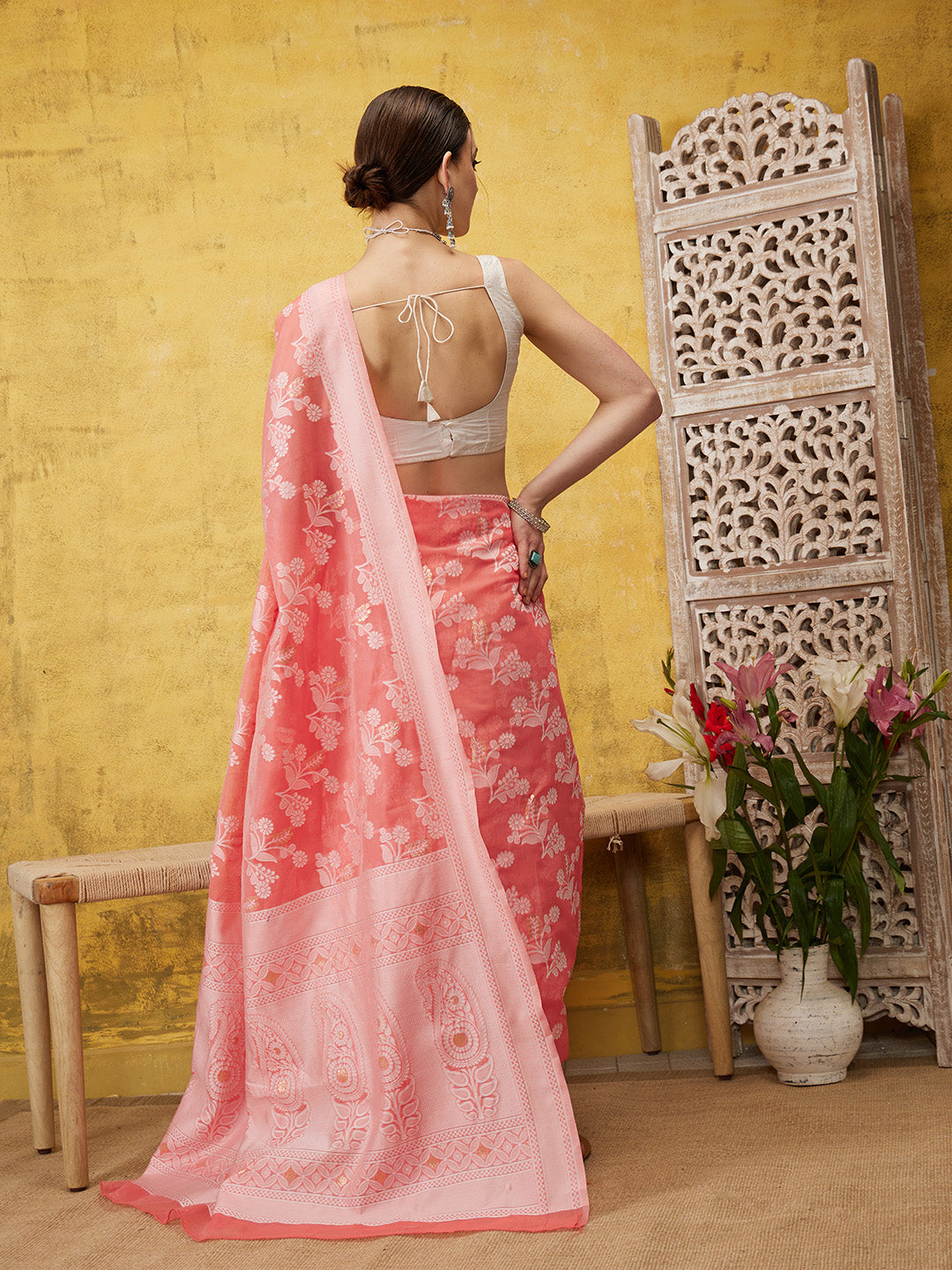 Assam Makhela Chador Cotton Woven Bihu Special Saree
