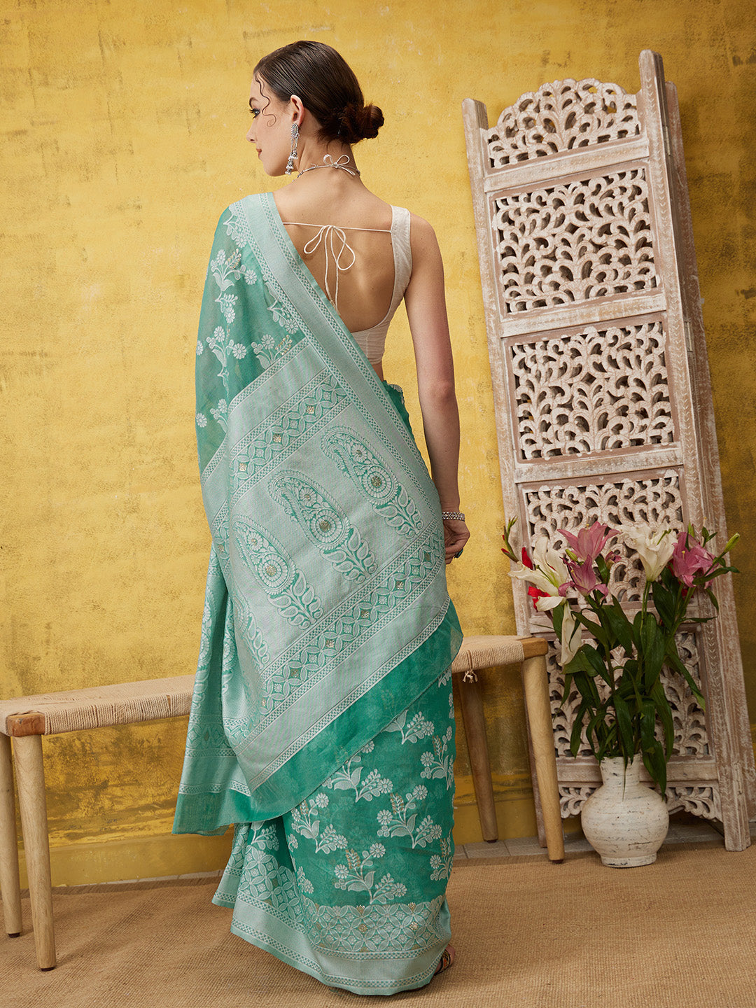 Assam Makhela Chador Cotton Woven Bihu Special Saree