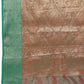 Banarasi Soft Silk Jal Design Saree with Contrast Border and Pallu