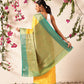 Banarasi Soft Silk Jal Design Saree with Contrast Border and Pallu