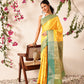 Banarasi Soft Silk Jal Design Saree with Contrast Border and Pallu