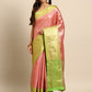 Women's Tissue Silk Silver Zari Saree