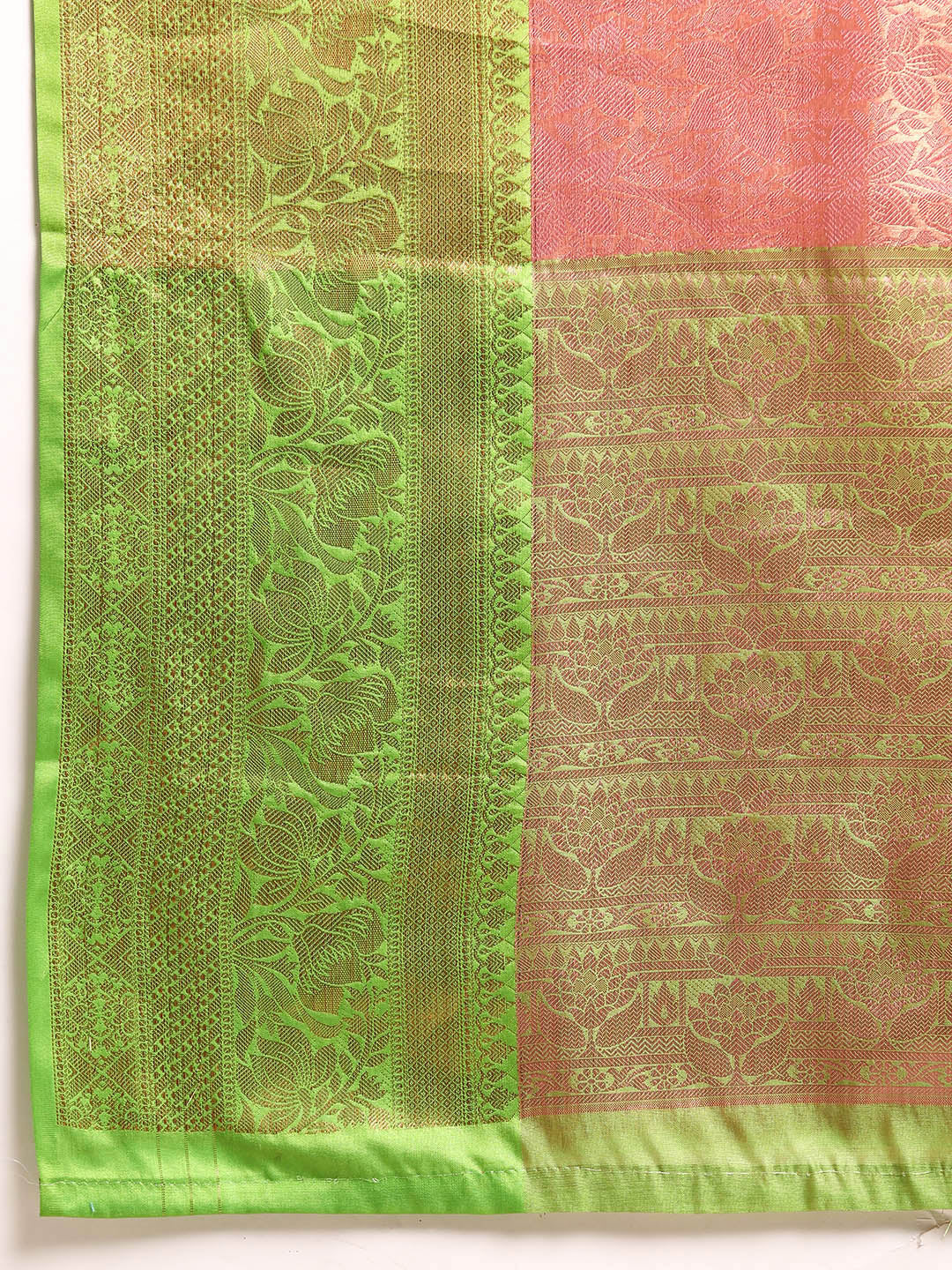 Women's Tissue Silk Silver Zari Saree