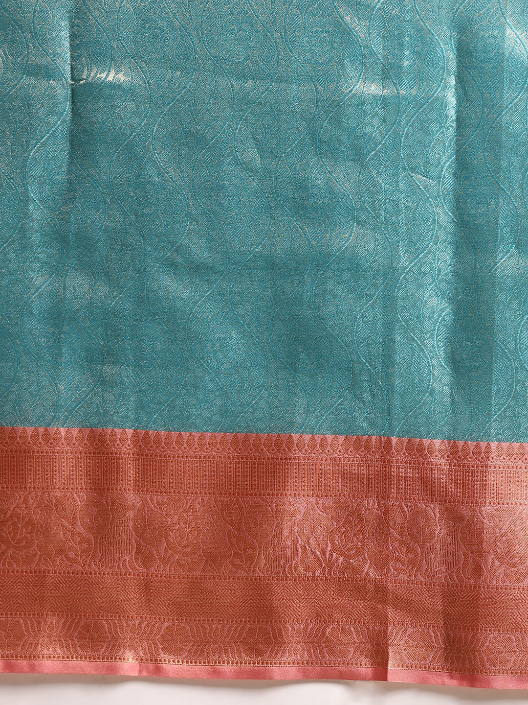 Women's Tissue Silk Silver Zari Saree