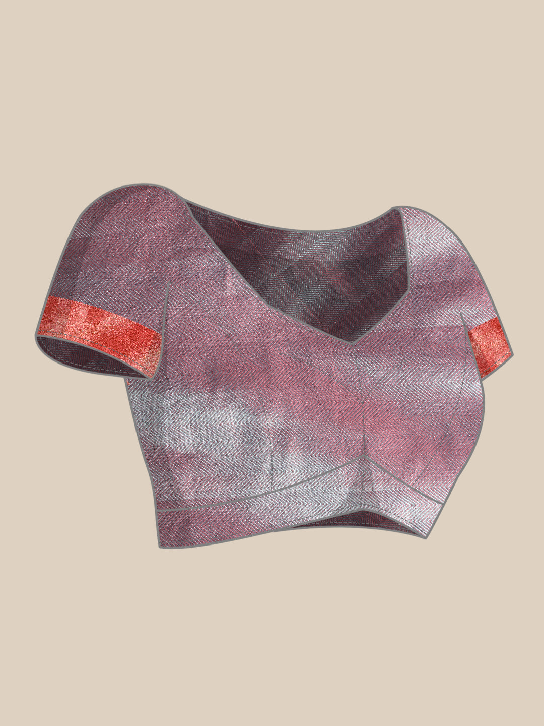 Women's Tissue Silk Silver Zari Saree