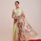 Animal Digital Print Chanderi Saree