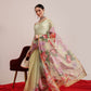 Animal Digital Print Chanderi Saree