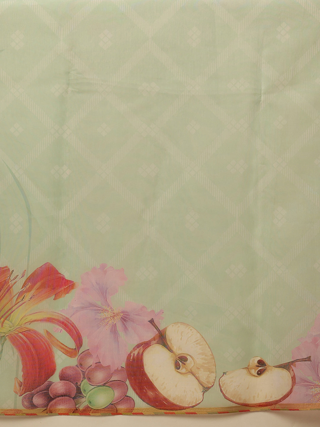 Animal Digital Print Chanderi Saree