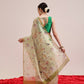 Animal Digital Print Chanderi Saree