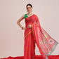 Animal Digital Print Chanderi Saree