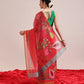 Animal Digital Print Chanderi Saree