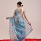 Animal Digital Print Chanderi Saree