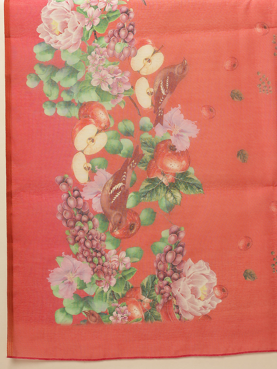 Chanderi Cotton Digital Printed Saree