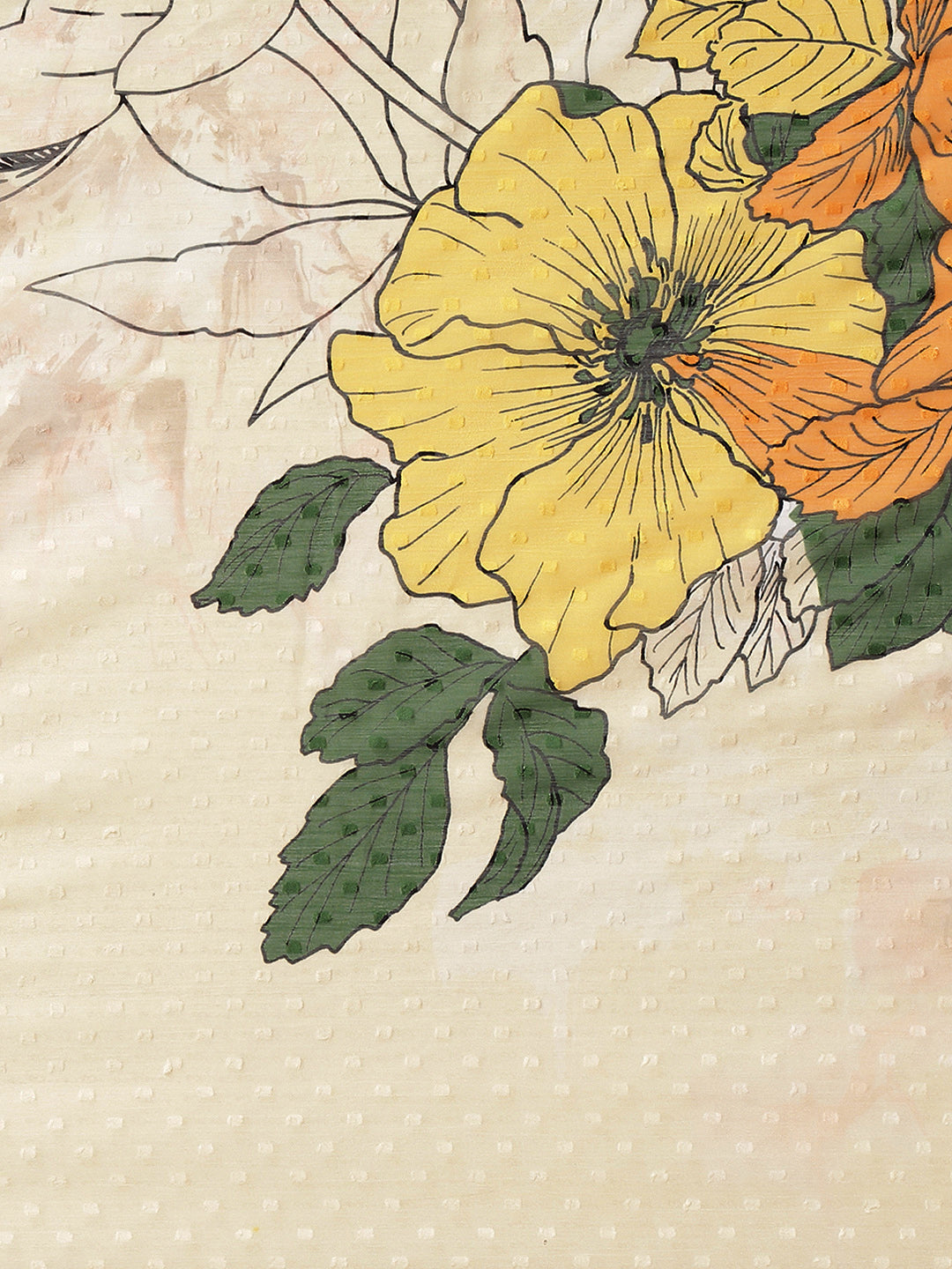 Chiffon Bland Woven Deisgn Saree