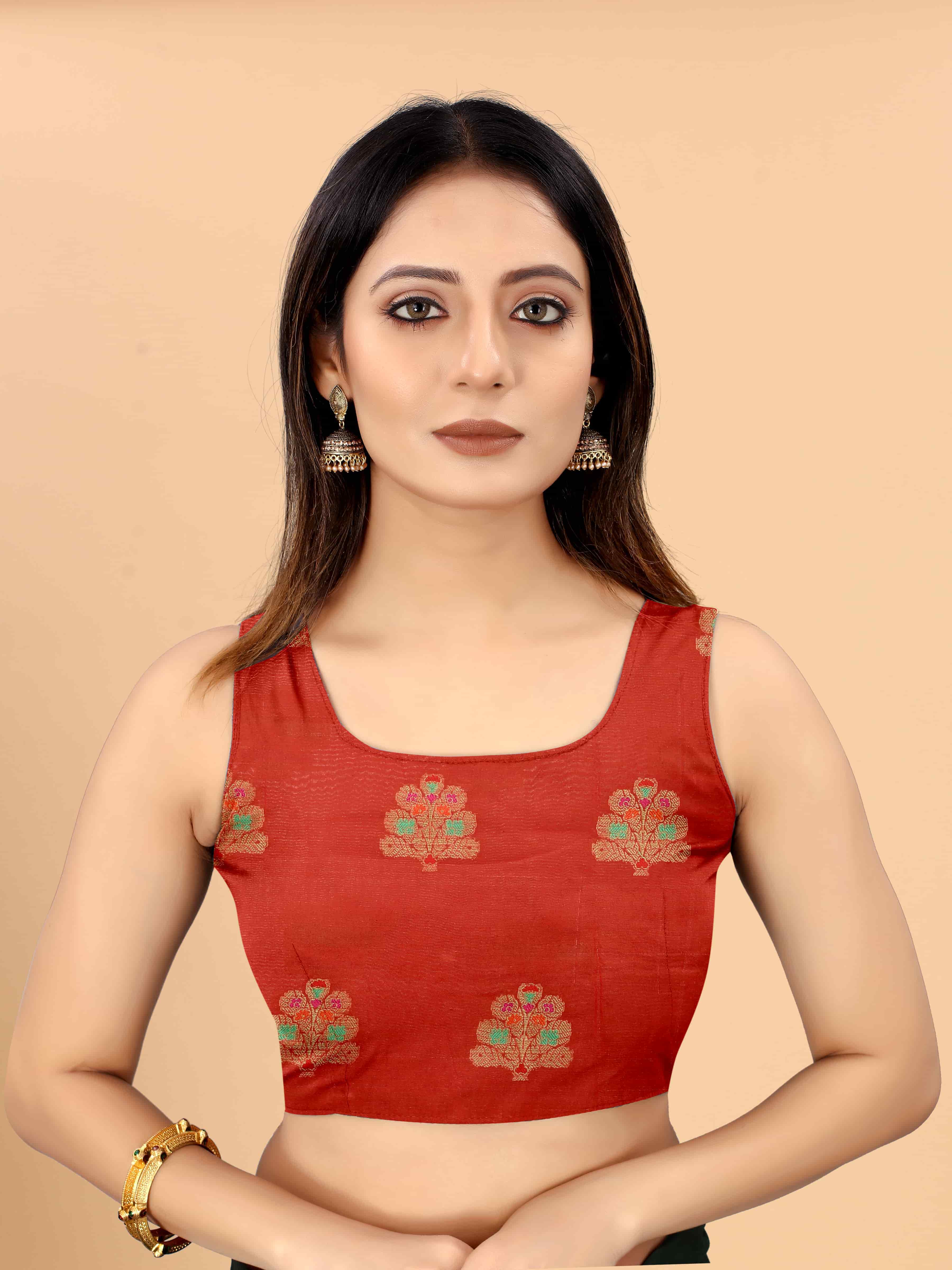 Women's Floral Woven Cotton Saree