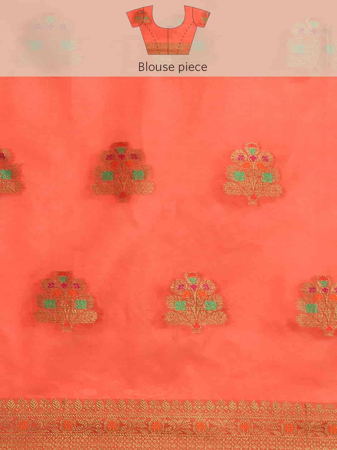 Women's Floral Woven Cotton Saree