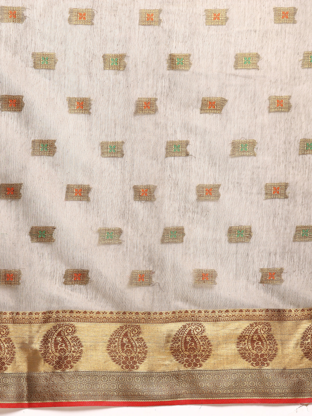 Women's Floral Woven Cotton Saree