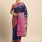 Women's Kanjiwaram Silk Woven Saree