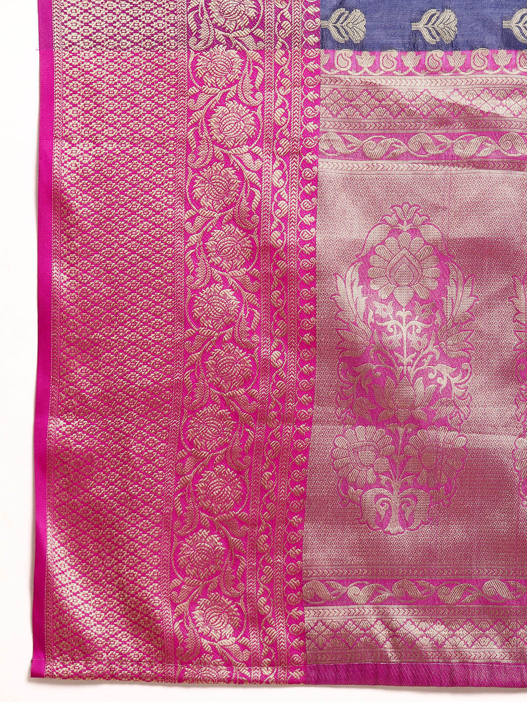Women's Kanjiwaram Silk Woven Saree