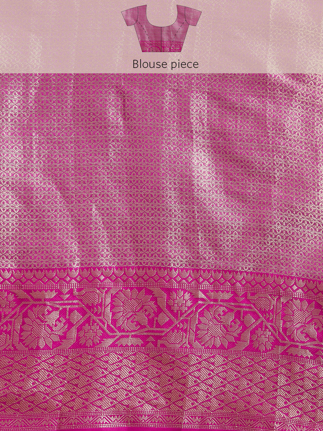 Women's Kanjiwaram Silk Woven Saree