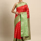 Women's Kanjiwaram Silk Woven Saree